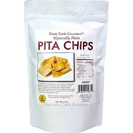 Diabetic Friendly, High Protein Pita Chips - Plain